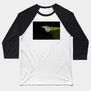 Green Anole Baseball T-Shirt